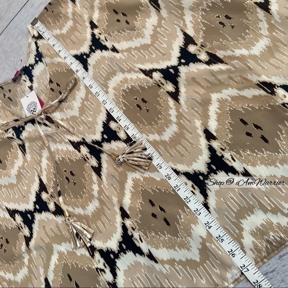 Vince Camuto NWT batik poncho tassel tie top *shop@iamwarrior - Picture 5 of 9